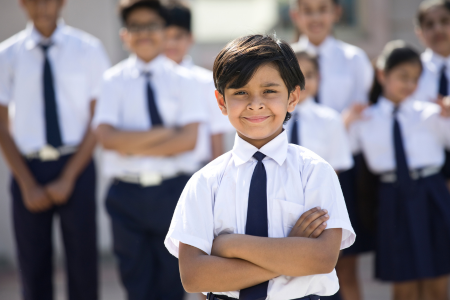 School uniform shop in Bhilai